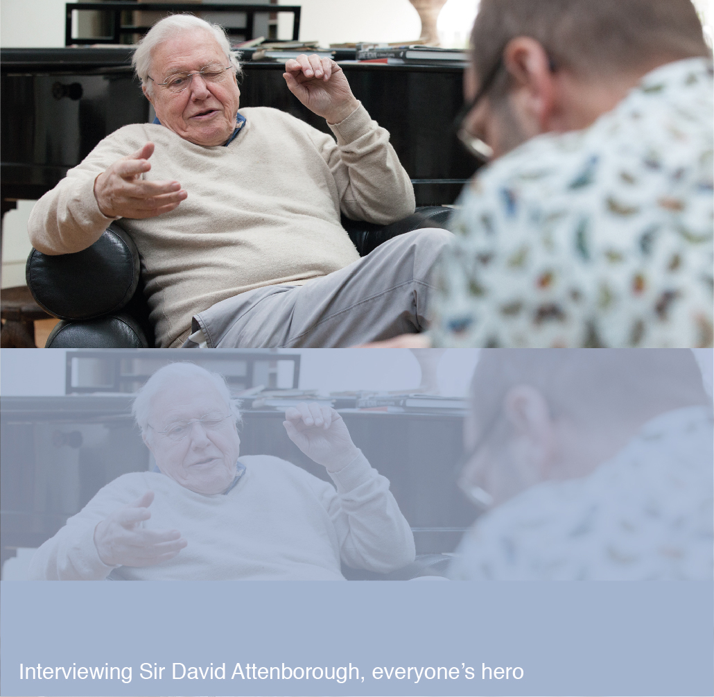 Interviewing Sir David Attenborough
